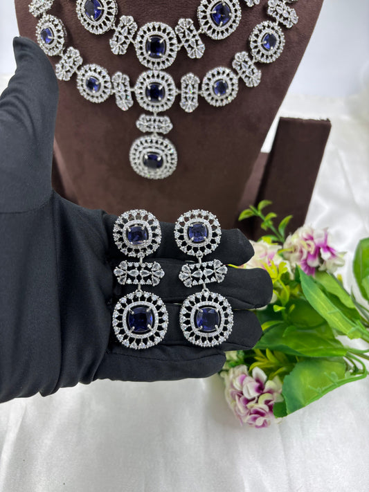 ALIA AMERICAN DIMOND NECKLACE SET