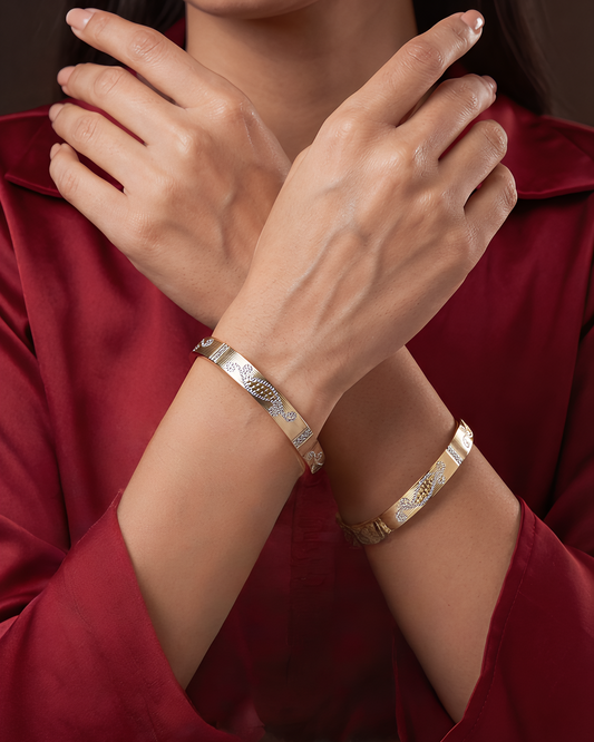 Vidya Bangle Set close-up view