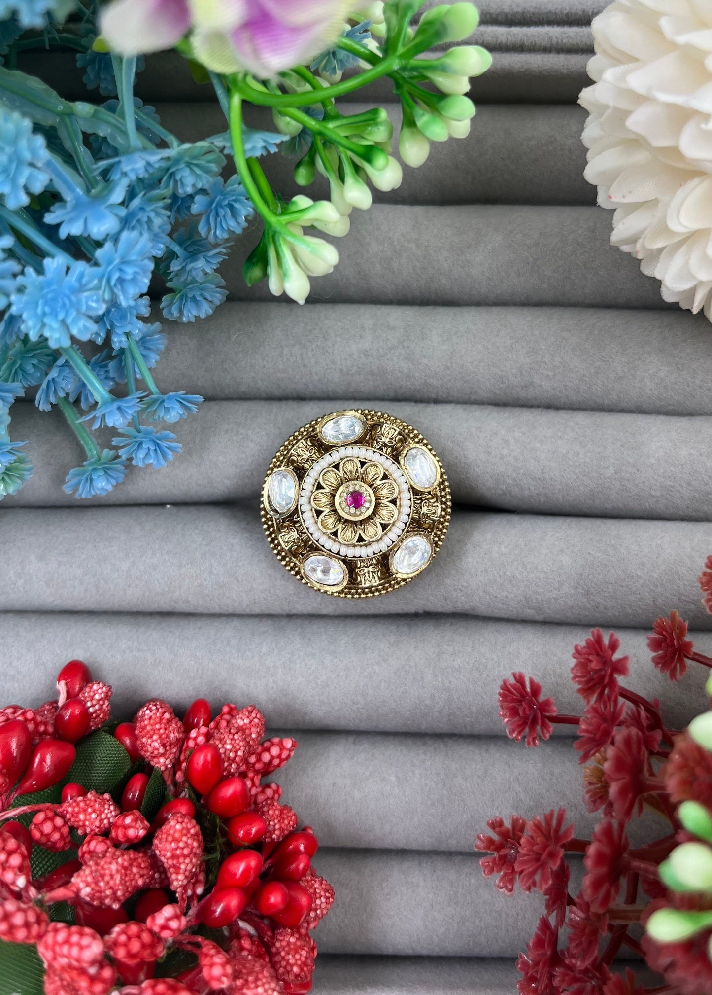 Rajwadi Finger Ring