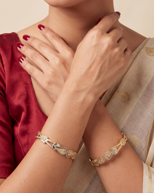 Vrinda Bangle Set close-up view
