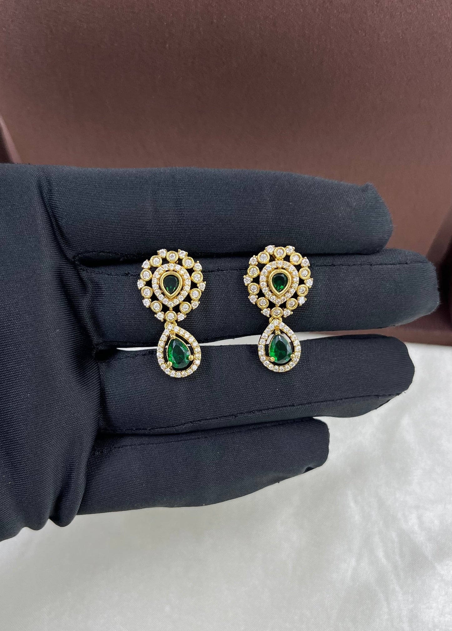 Viva Drop Victorian Necklace Set Small