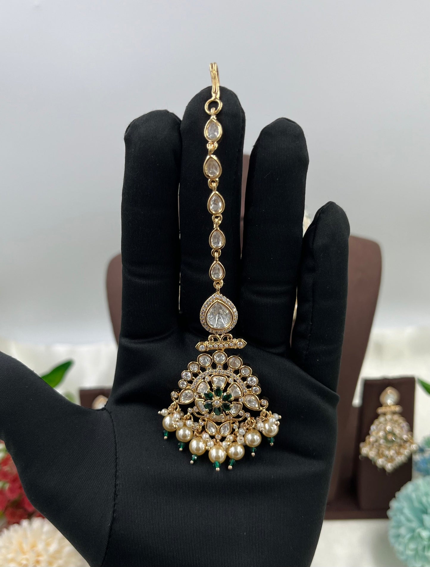 Ziva Premium Moissanite Kundan Necklace