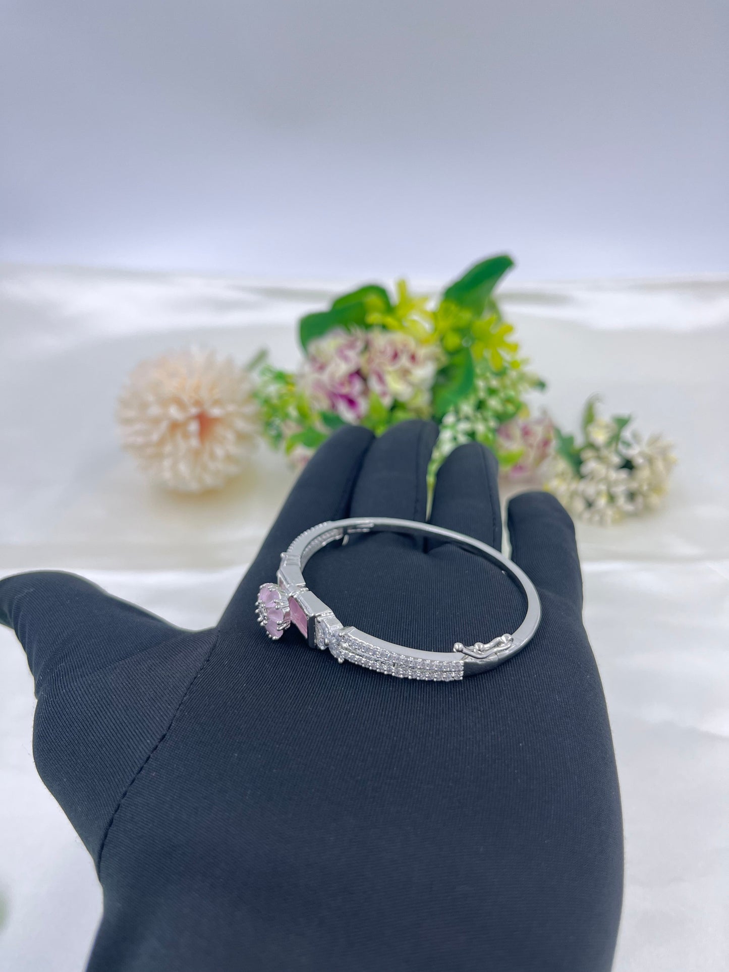 Amethyst Hues Diamond Ad Openable Kada