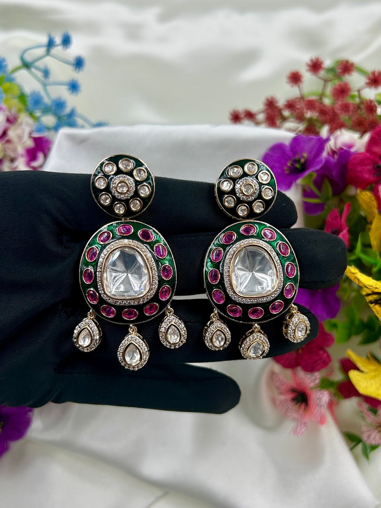 Sarika Moissanite Earring