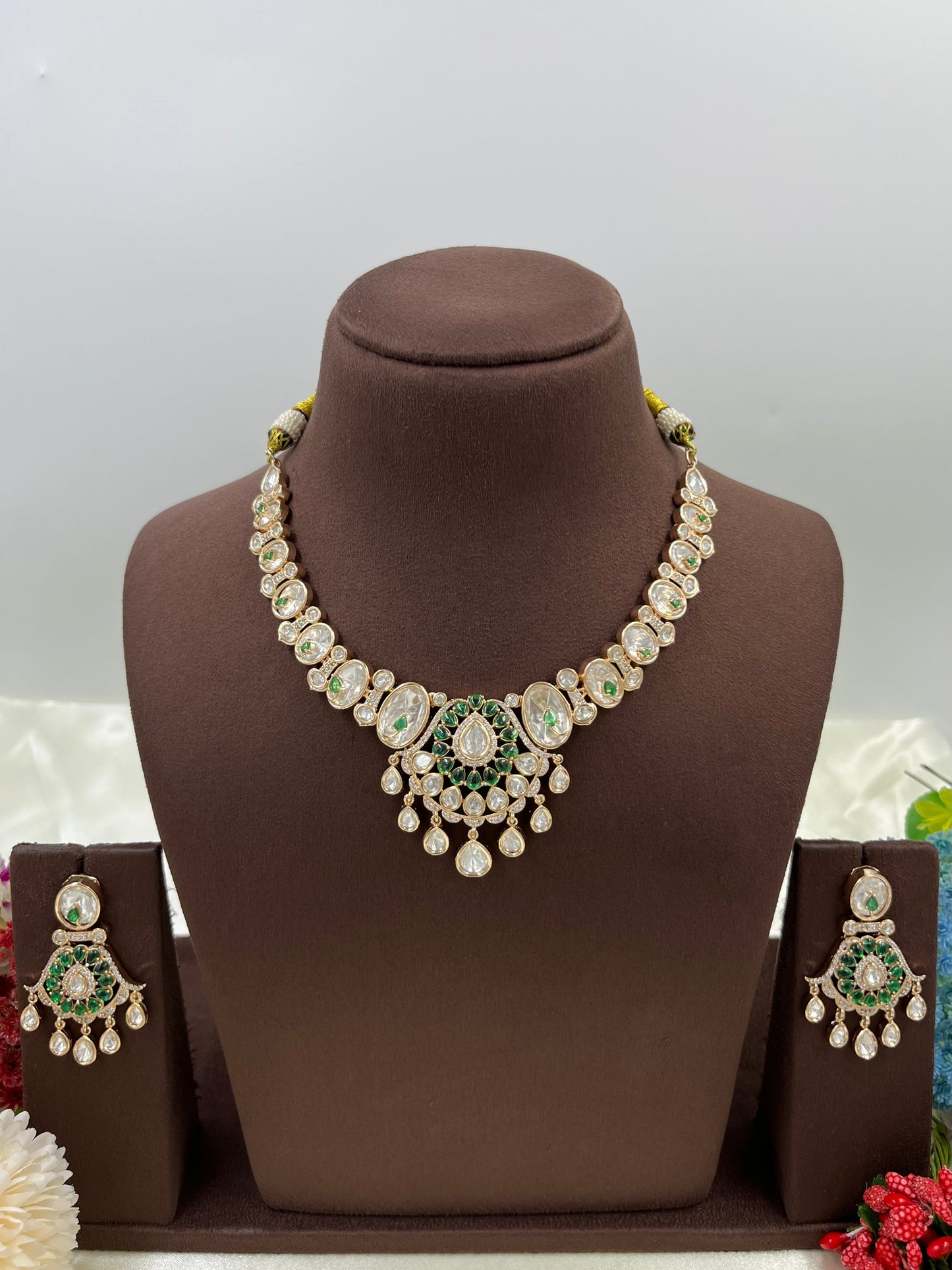Picaso Moissanite Kundan Necklace
