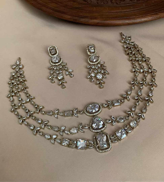 Victorian Triple Layer Necklace Set