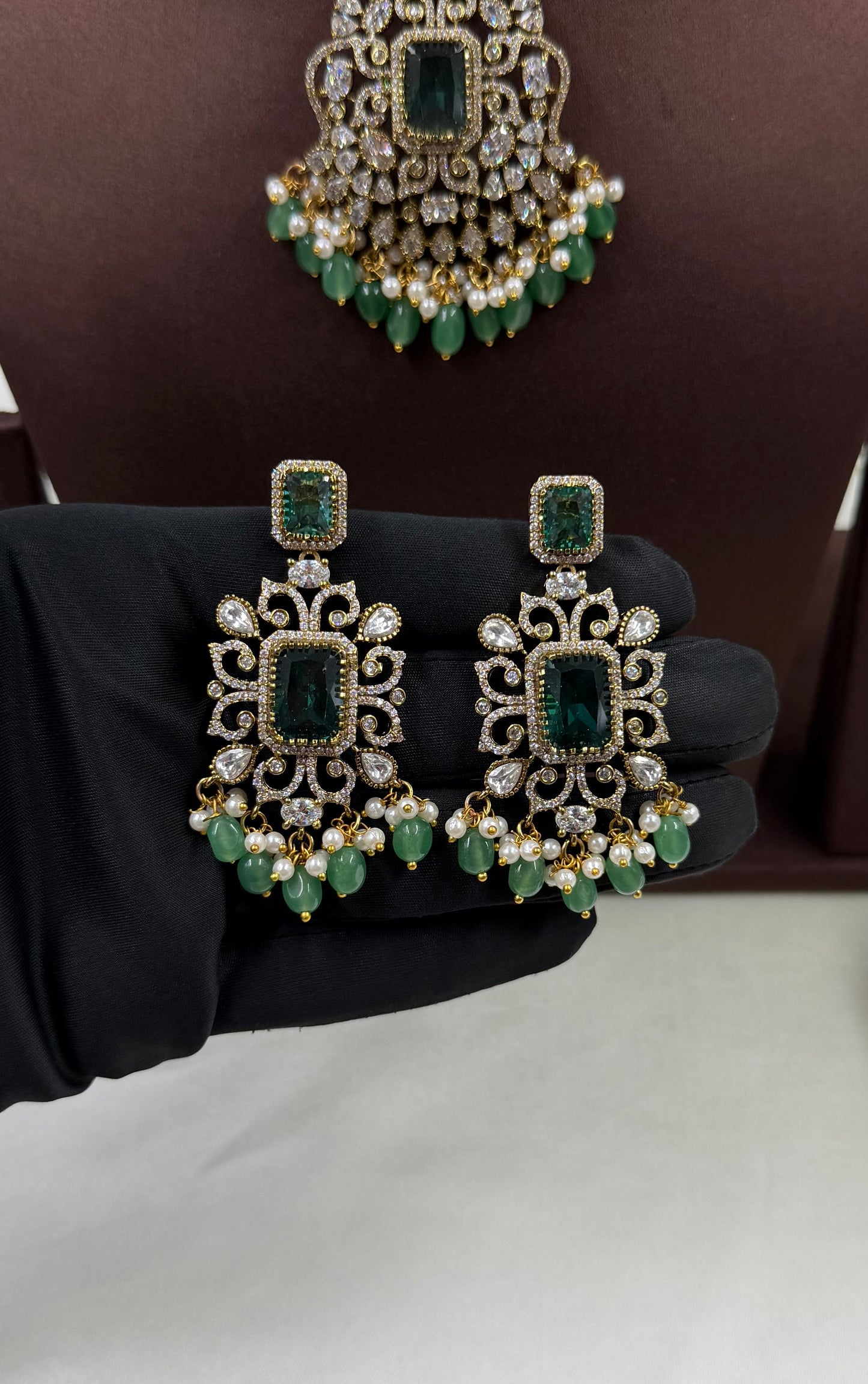 Bhanu Victorian Choker Necklace Set
