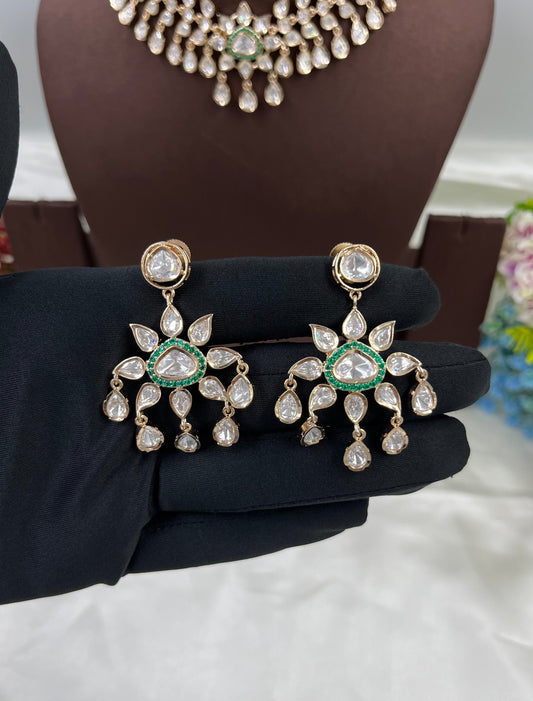 Nuk Moissanite Drop Delicate Necklace