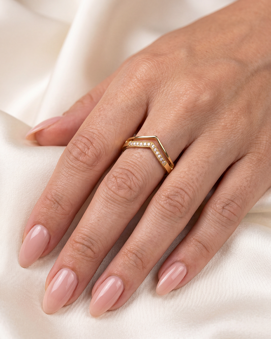 Margaret Finger Ring close-up view