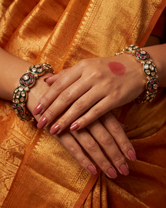 Pranita Moissanite Bangles (Openable)