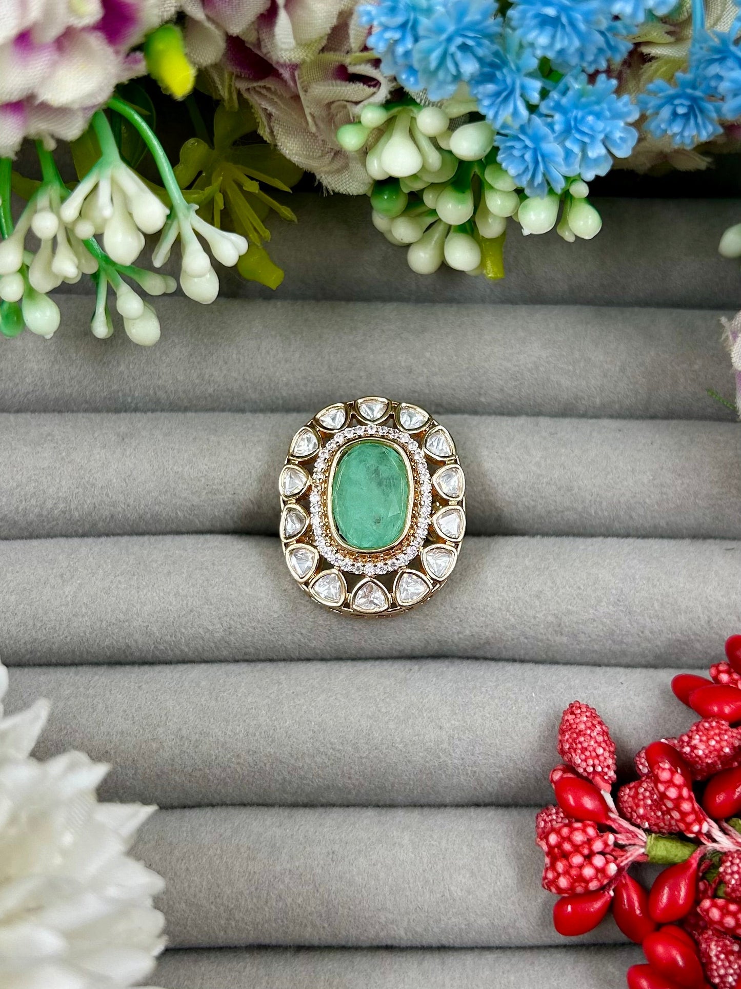 Zayla Moissanite Ring