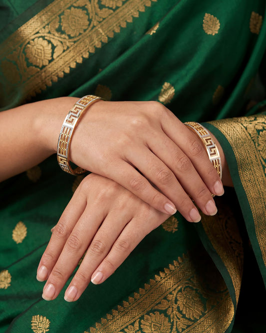 Tejal Bangle Set close-up view