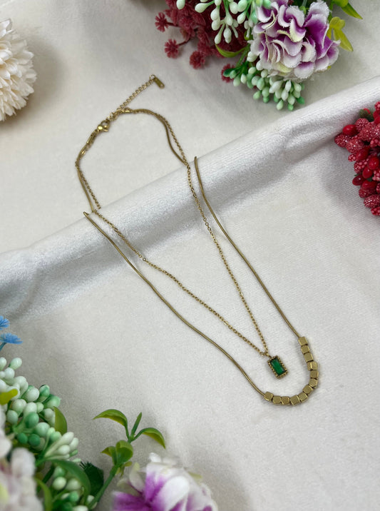 Dual Chain Pendant close-up view