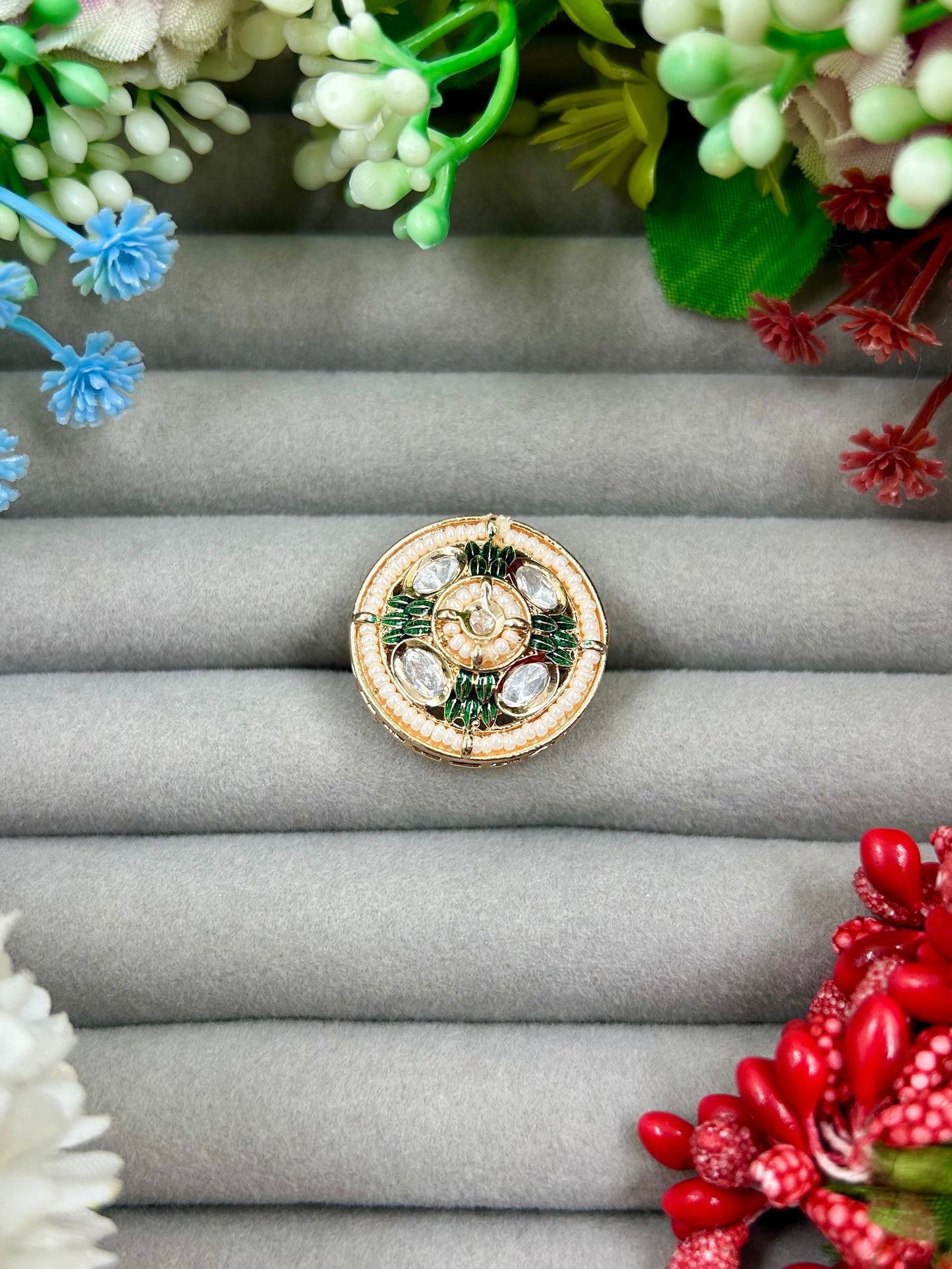 Jigna Moissanite Ring (Adjustable)