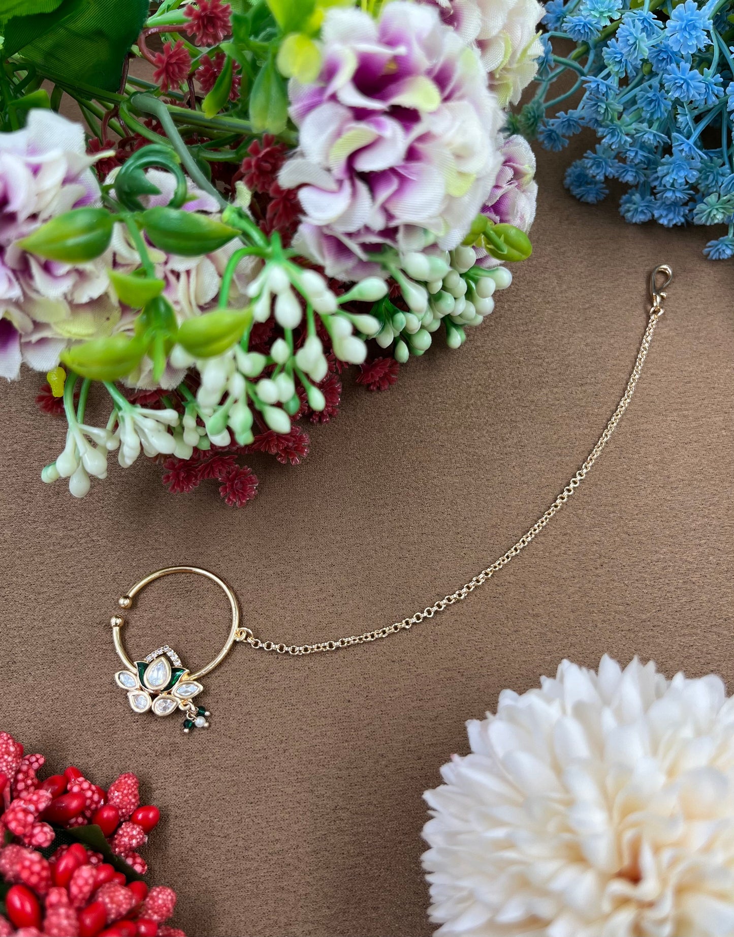 Dhriti Moissanite Chan Nose Ring