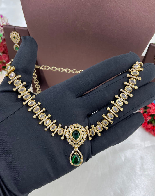 Viva Drop Victorian Necklace Set Small