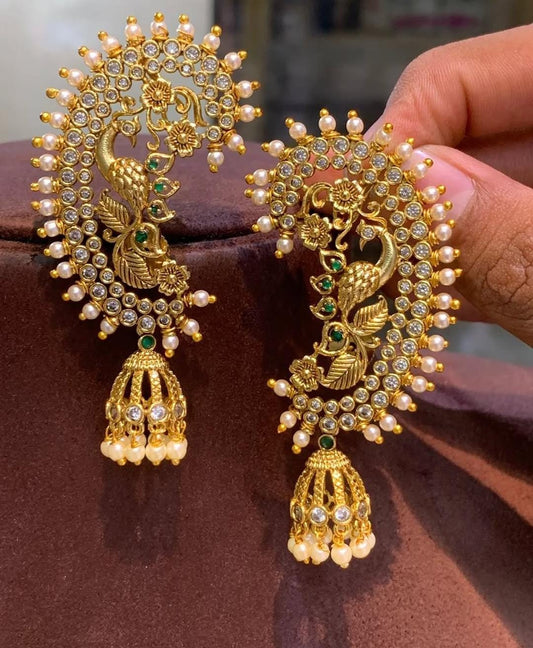 Peacock Royale Earcuff