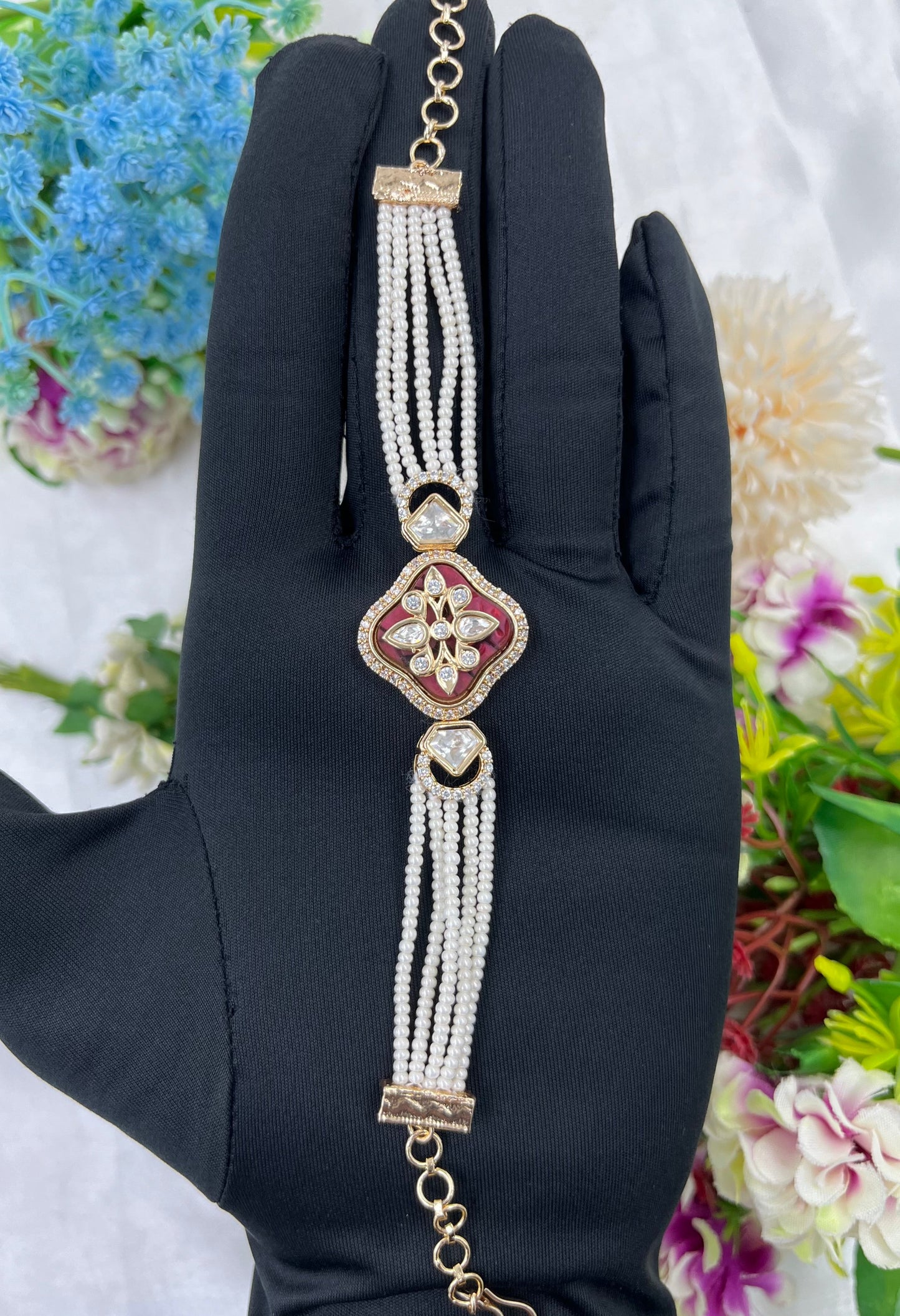 Starry Bliss Pearl Bracelet