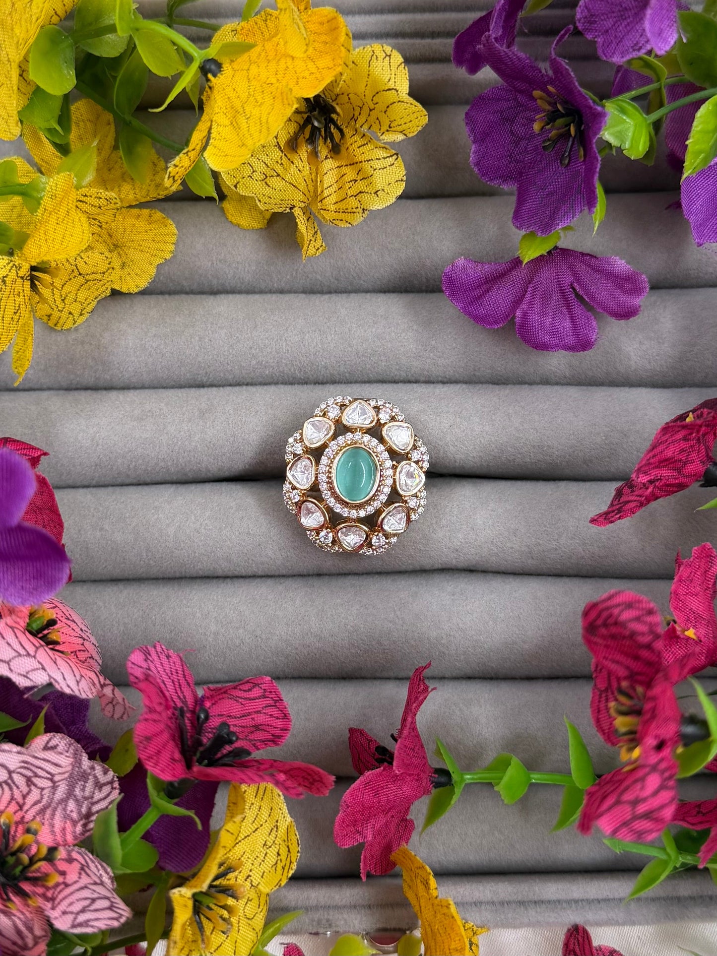 Ritu Premium Moissanite Ring (Adjustable)