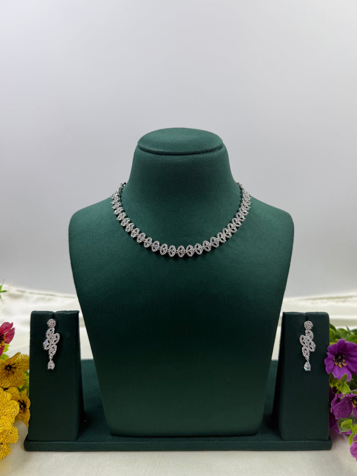 Ella American Diamond Delicate Necklace