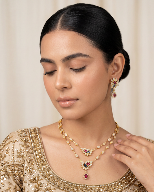 Tanisha Necklace Set close-up view