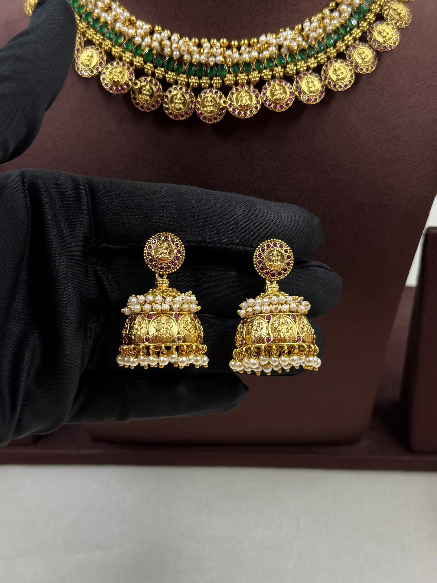 Lakshmi South Temple Traditional Necklace Set