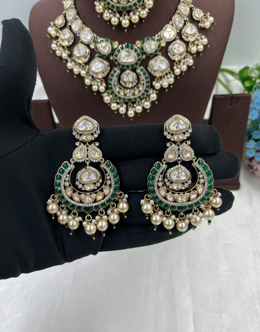 Arya Premium Moissanite Victorian Necklace