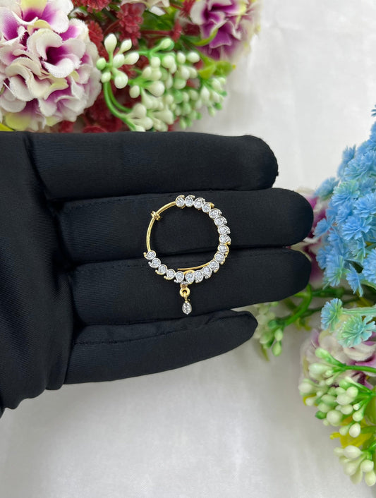 Steller Hoop Gold AD Nose Ring