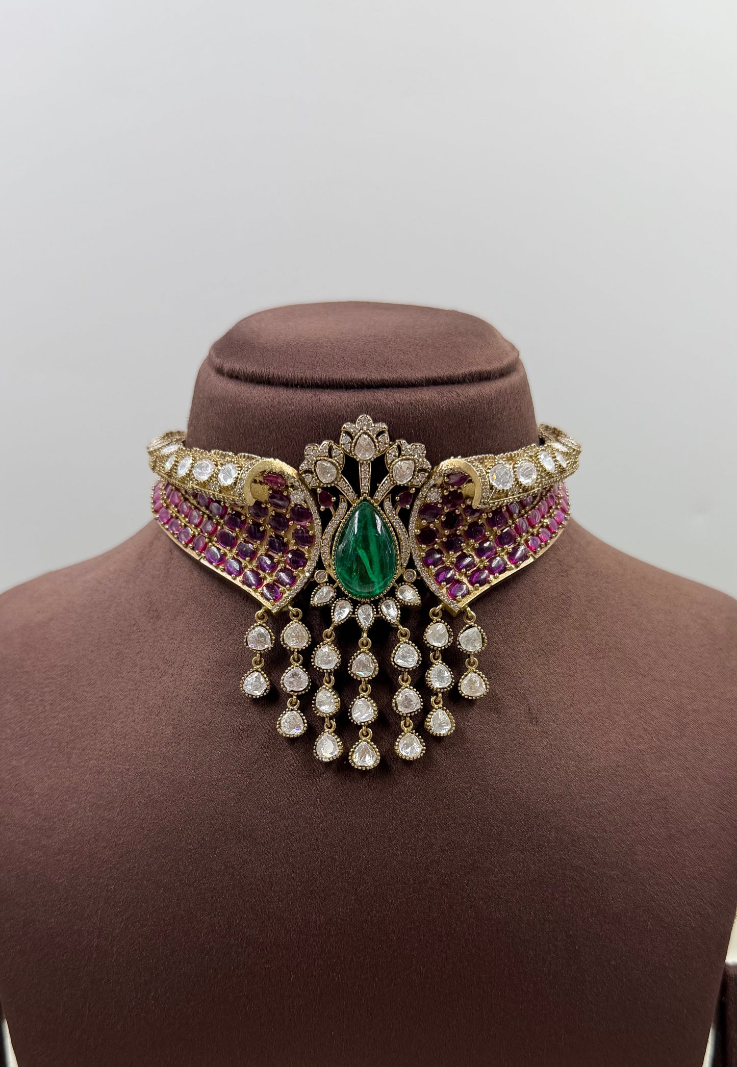 Sunita Jaipuri Kundan Choker Necklace Set