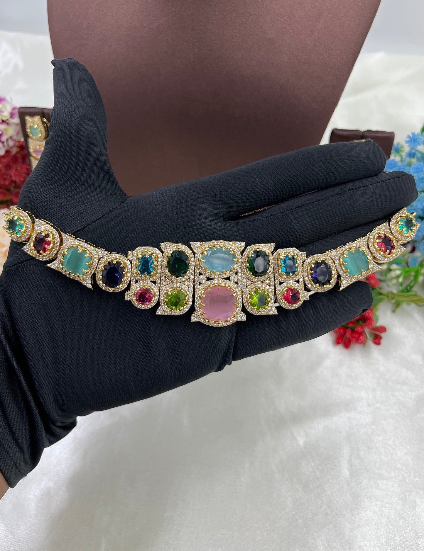 Satrangi Ad Multi Choker