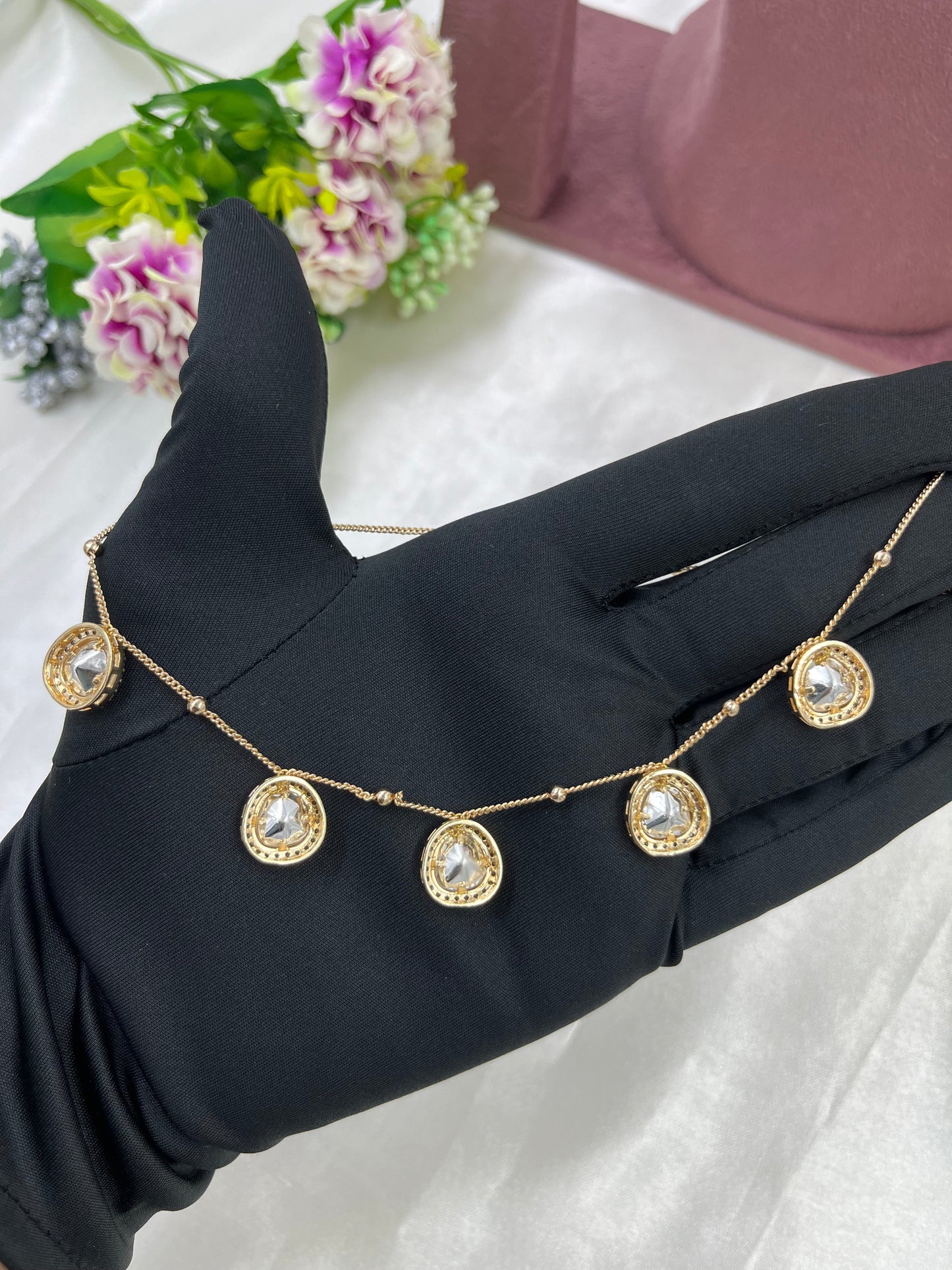 Tejasvi Drop Pendant Set
