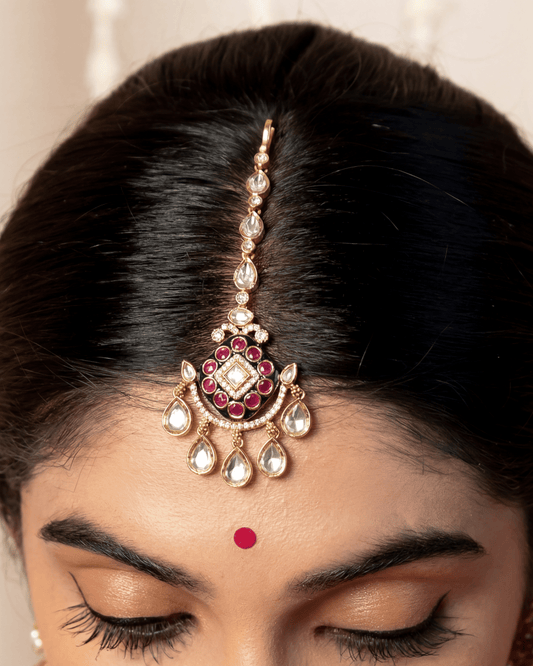 Divya Moissanite Mang Tika