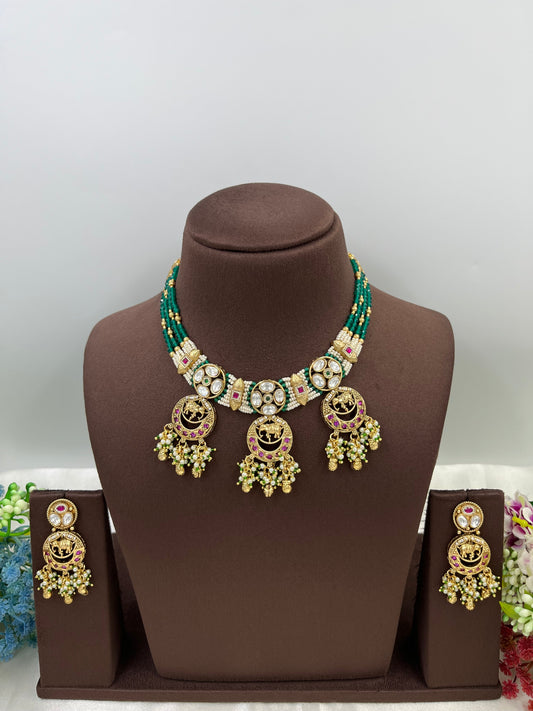 Sanvi Heritage Premium Moti Necklace