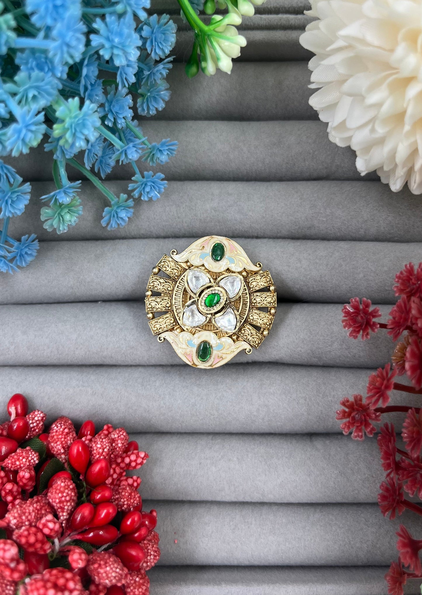 Rajwadi Finger Ring