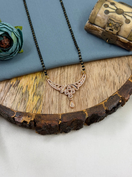 Mangalsutra worn styled with traditional outfit
