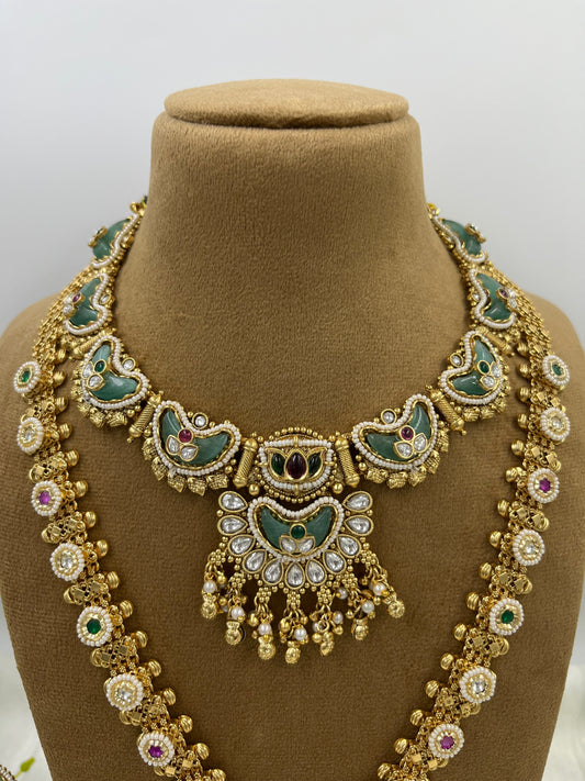 Vedhika Heritage Combo Necklace