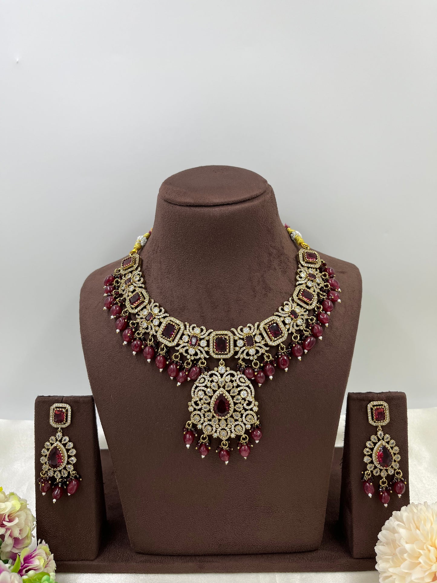 Ruby Radiance Ad Necklace