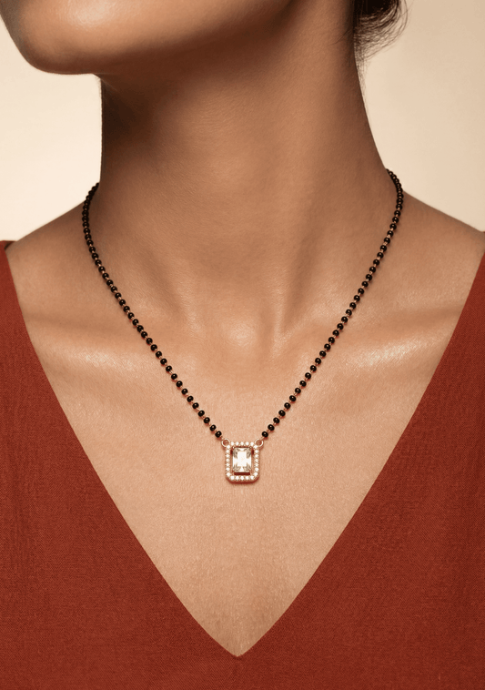 Mangalsutra close-up view