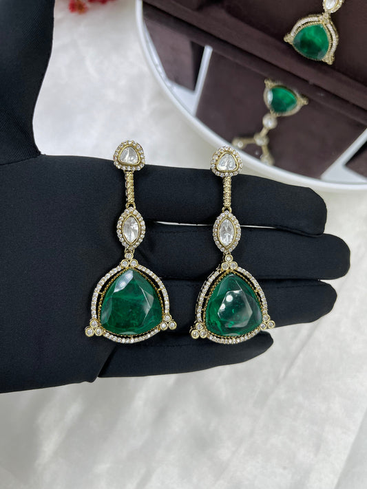 Majestic Maharani Mint Victorian Layers Necklace.