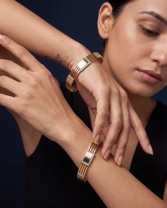 Uma Bangle Set close-up view