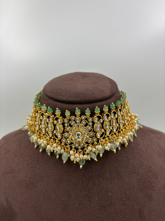 Swarna Pushpa Choker Necklace