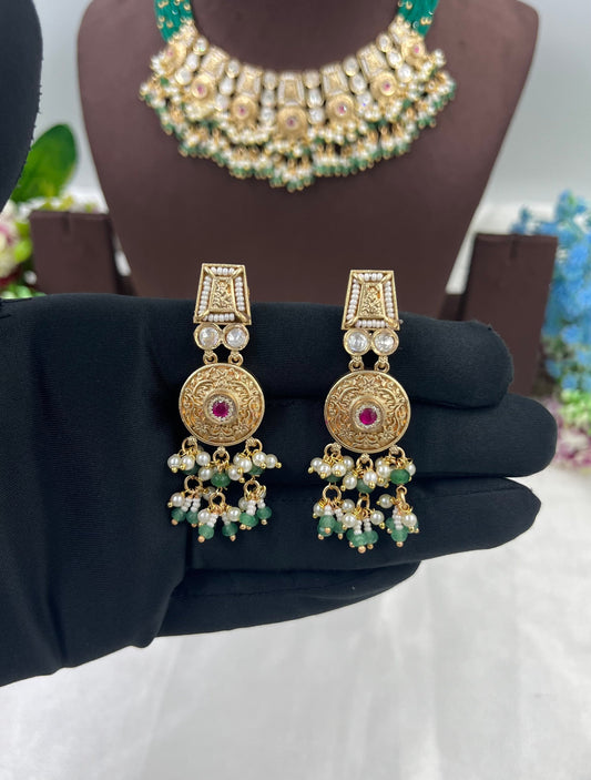 Poonam Heritage Premium Moti Necklace