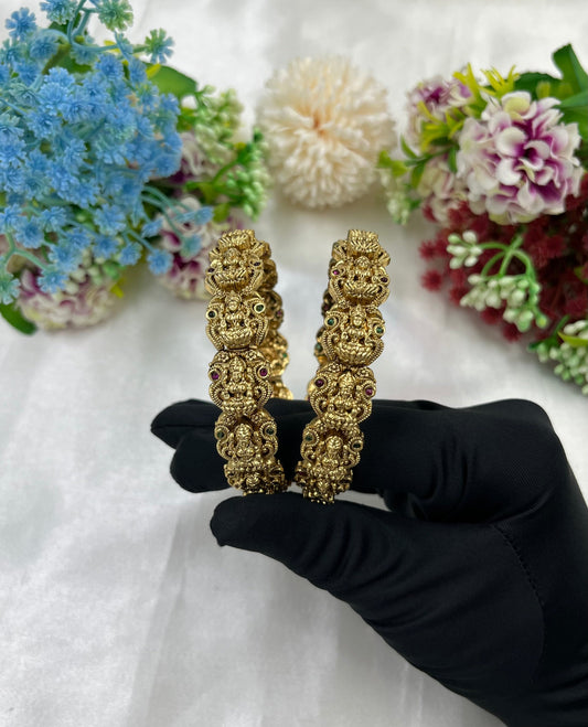 Navya Temple Openable Bangles