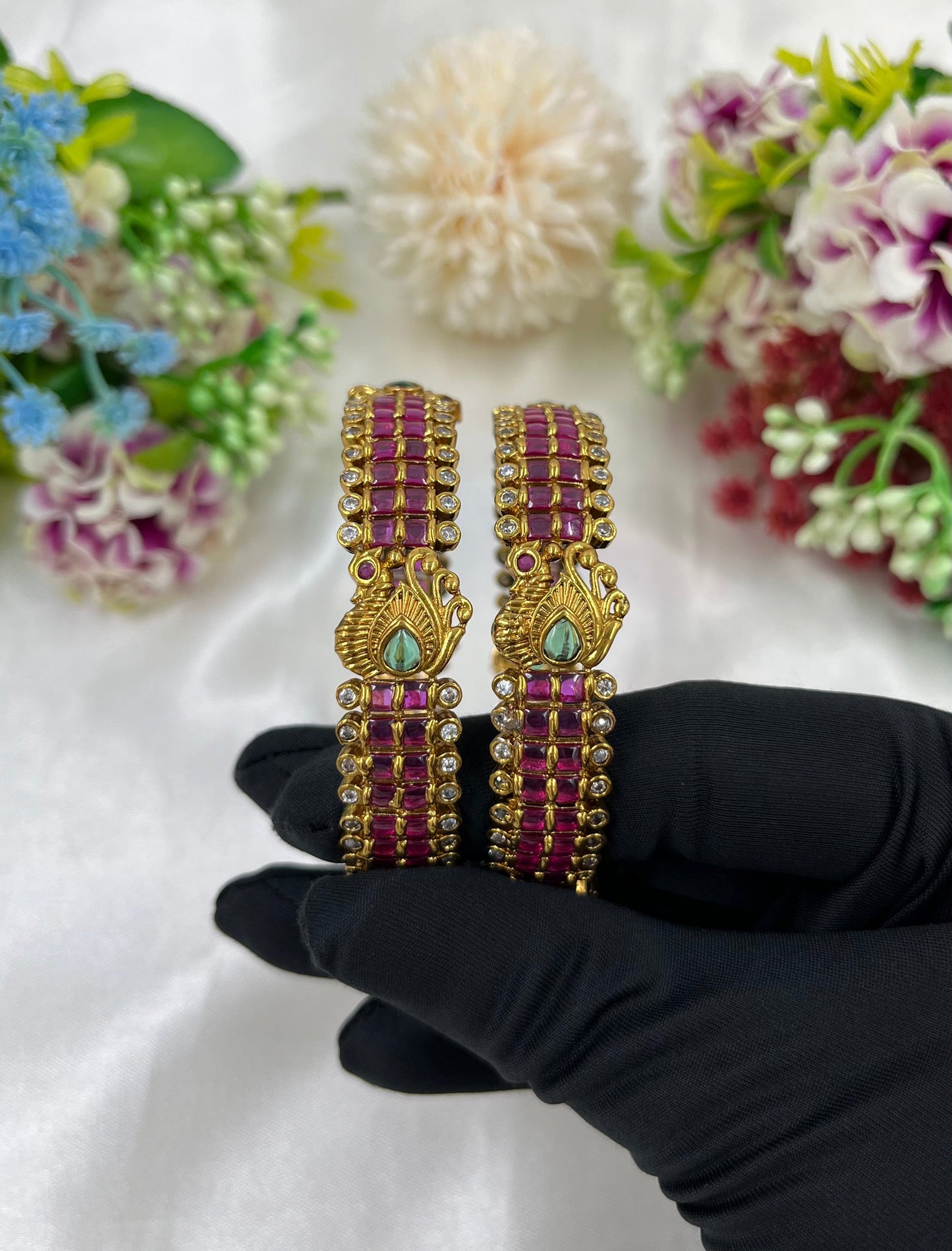 Ruchika Temple Premium Bangles