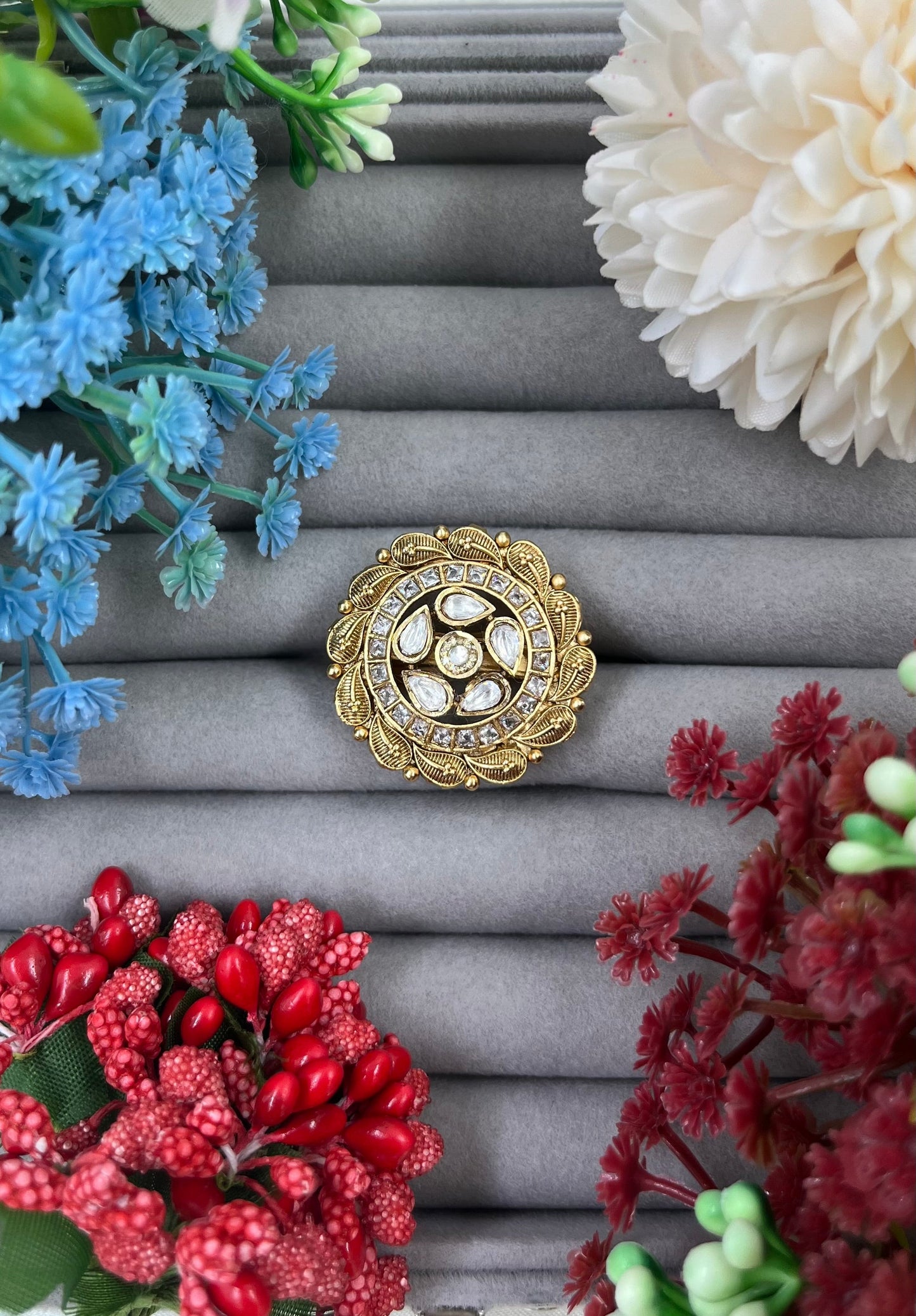 Rajwadi Finger Ring