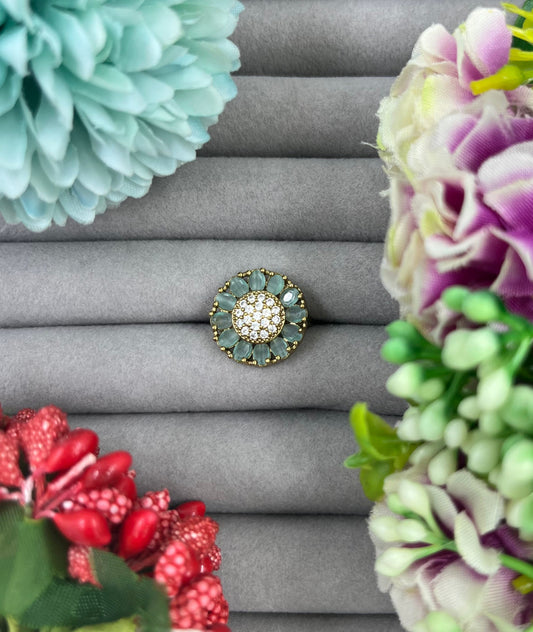 Aabha Victorian Finger Ring