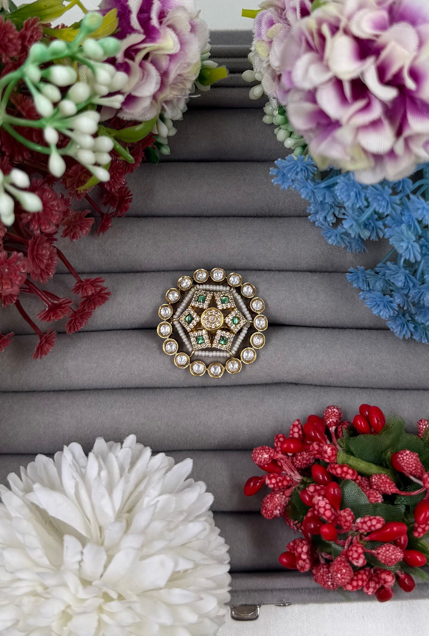 Saanika Heritage Ring (Adjustable)