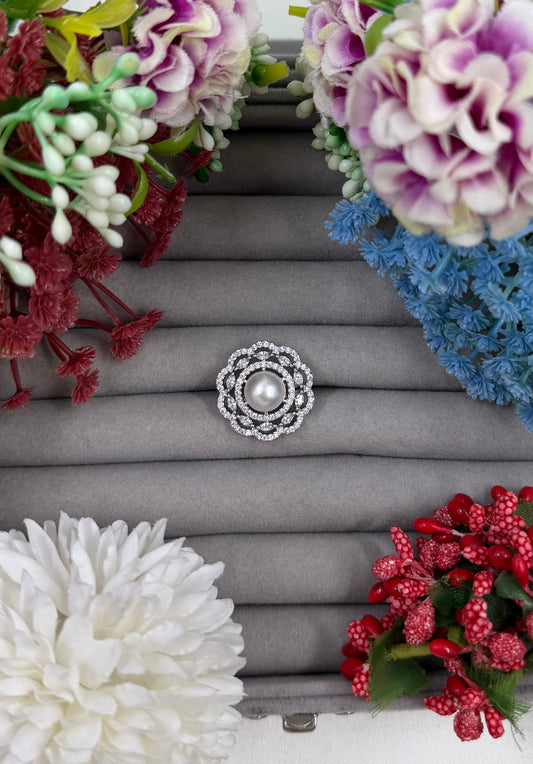 Anna American Diamond Ring (Adjustable)