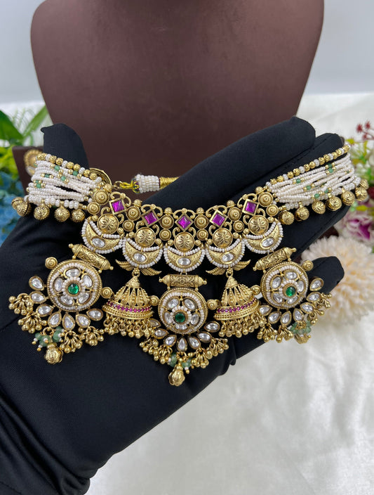 Rishika Heritage Choraski Necklace