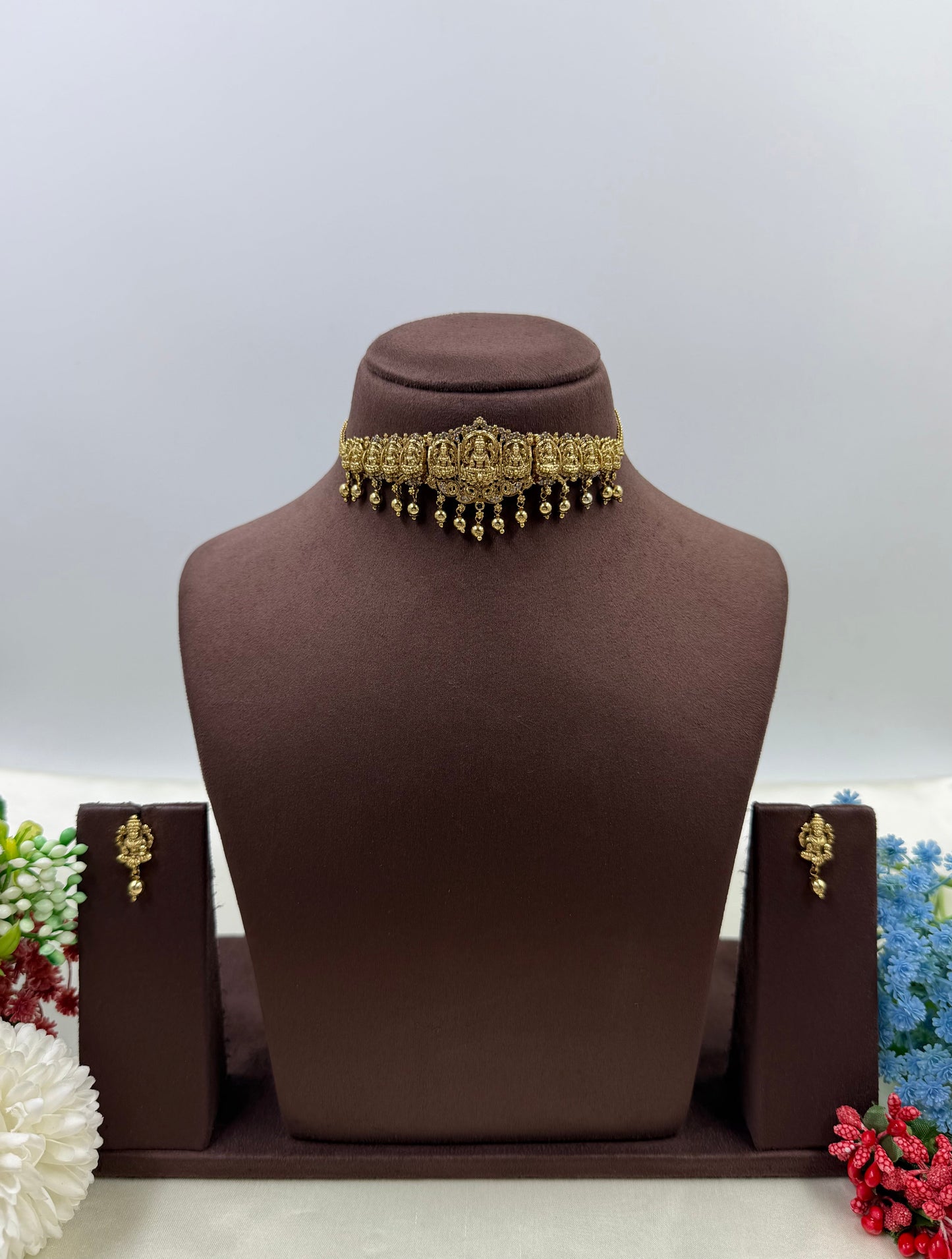 Saumya Temple Choker Necklace